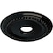 Ekena Millwork Classic Ceiling Medallion (Fits Canopies up to 12 3/4"), 18 5/8"OD 4"ID x 1 1/8"P, Black Pearl CM19CLBPS - alternate 2